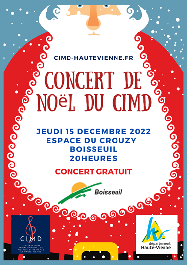Concert de Noël CIMD : 15 décembre