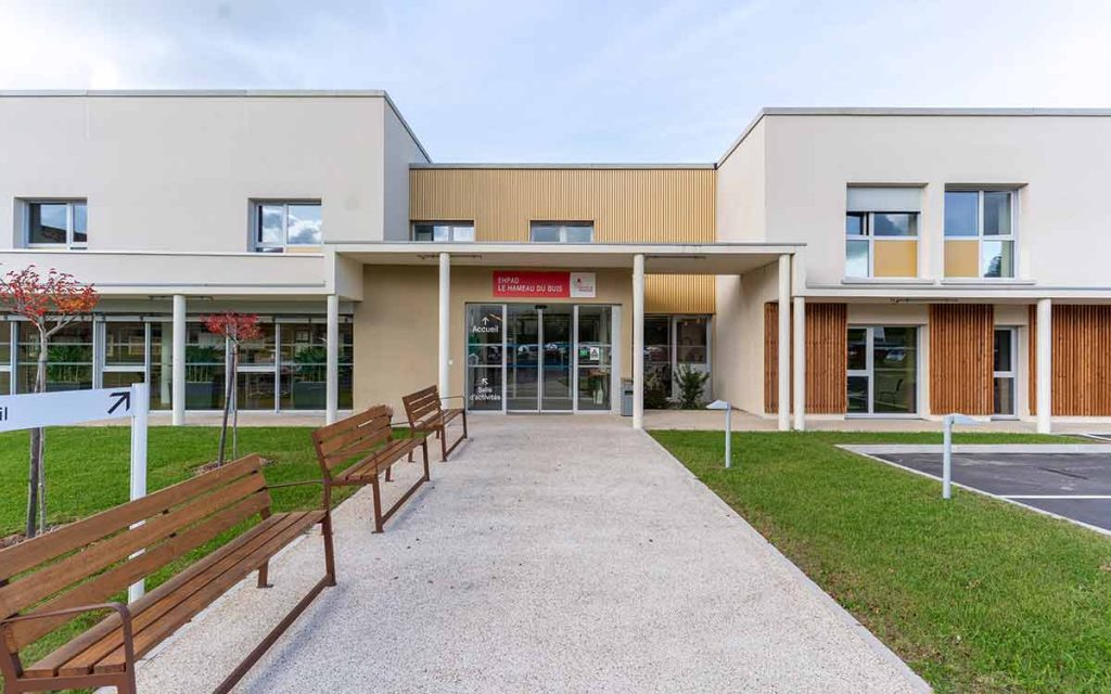 EHPAD Le Hameau du Buis à Boisseuil - lieu d'hébergement actuel de l'association.