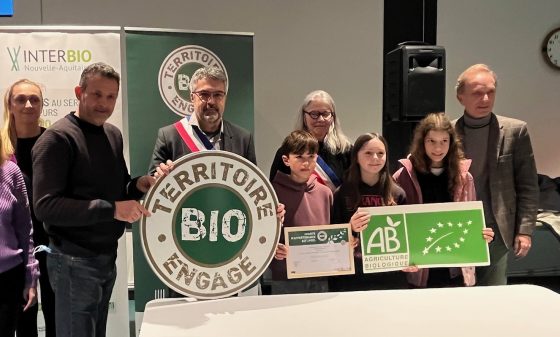 La commune reçoit le label « Territoire BIO engagé »